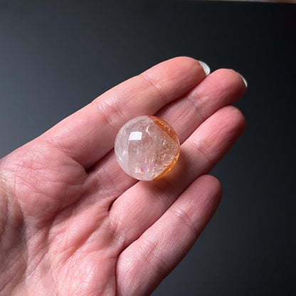 Hematoid Quartz Sphere | Fire Quartz Crystal Sphere