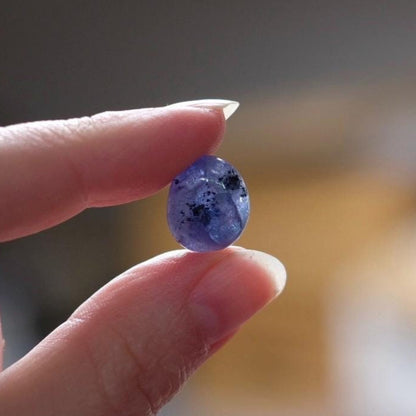 Gem Tanzanite Tumble | Translucent Tanzanite Tumbled Crystal