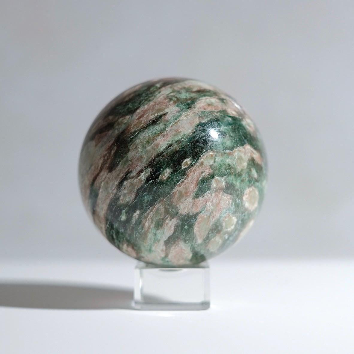 Fuchsite Sphere | Green Mica Crystal Sphere