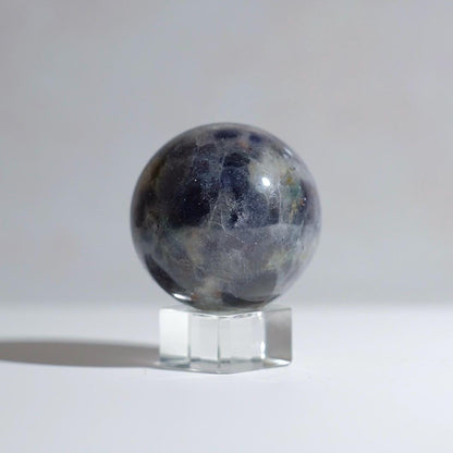 Blood Iolite Sphere | Sunstone Iolite Crystal Sphere