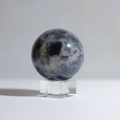 Blood Iolite Sphere | Sunstone Iolite Crystal Sphere