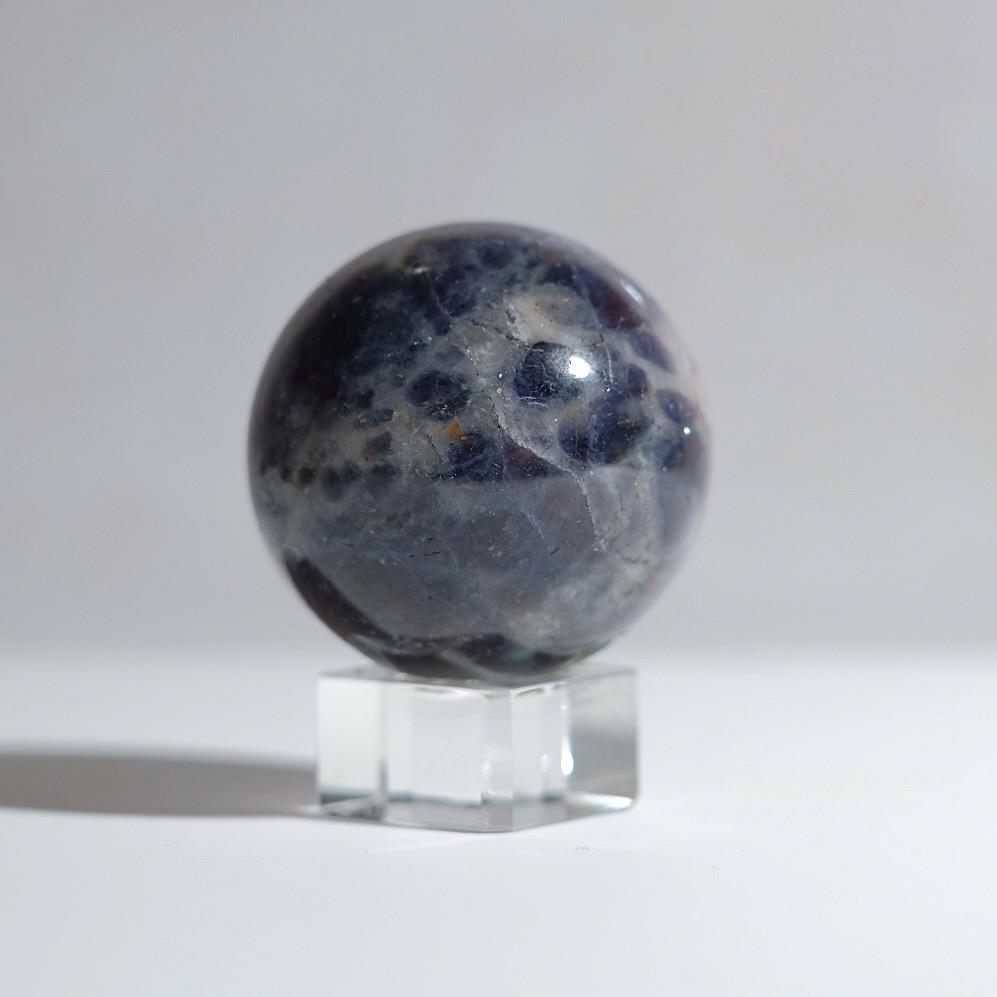 Blood Iolite Sphere | Sunstone Iolite Crystal Sphere