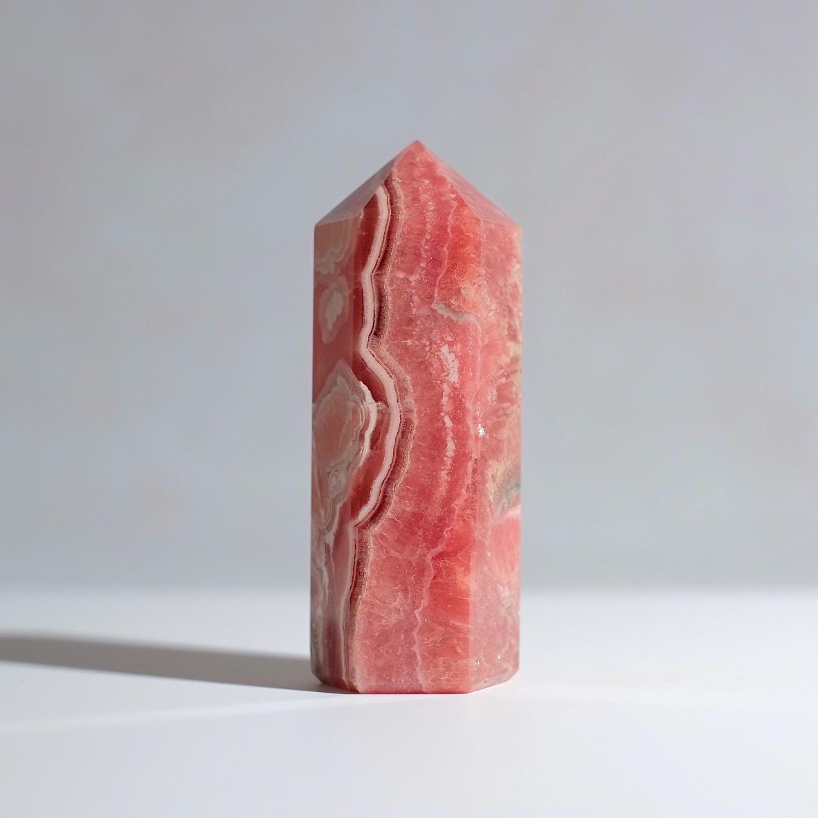 Rhodochrosite Tower | Rhodochrosite Crystal Point