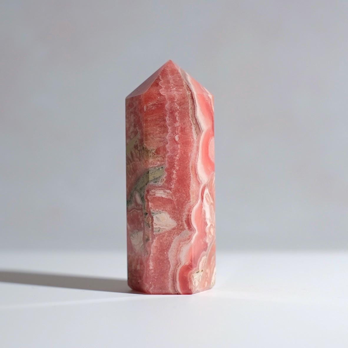 Rhodochrosite Tower | Rhodochrosite Crystal Point