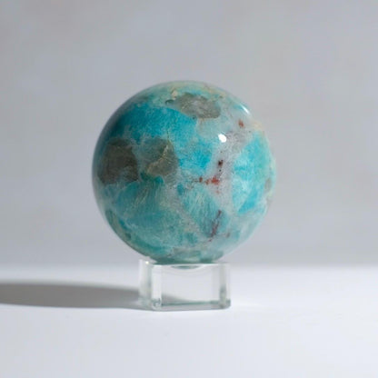 Amazonite & Smokey Quartz Sphere | Amazonite Crystal Sphere