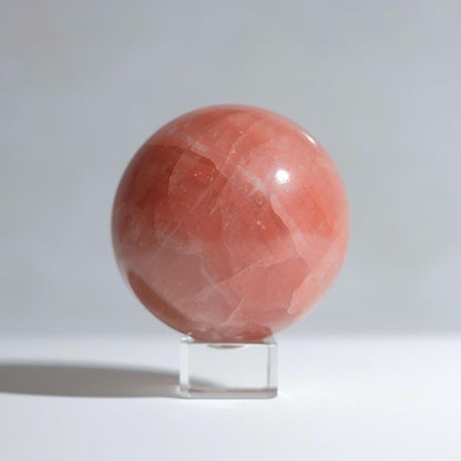 Rose Calcite Sphere | Calcite Crystal Sphere