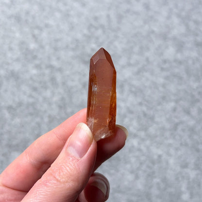 Tangerine Quartz Point | Orange Quartz Crystal Point