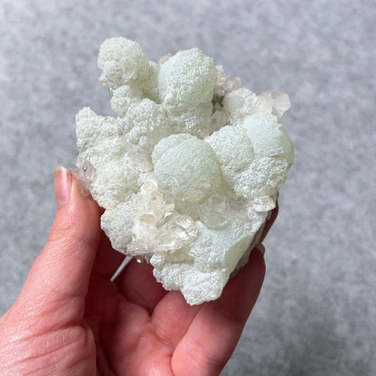 Prehnite & Quartz Cluster | Prehnite Natural Crystal Specimen