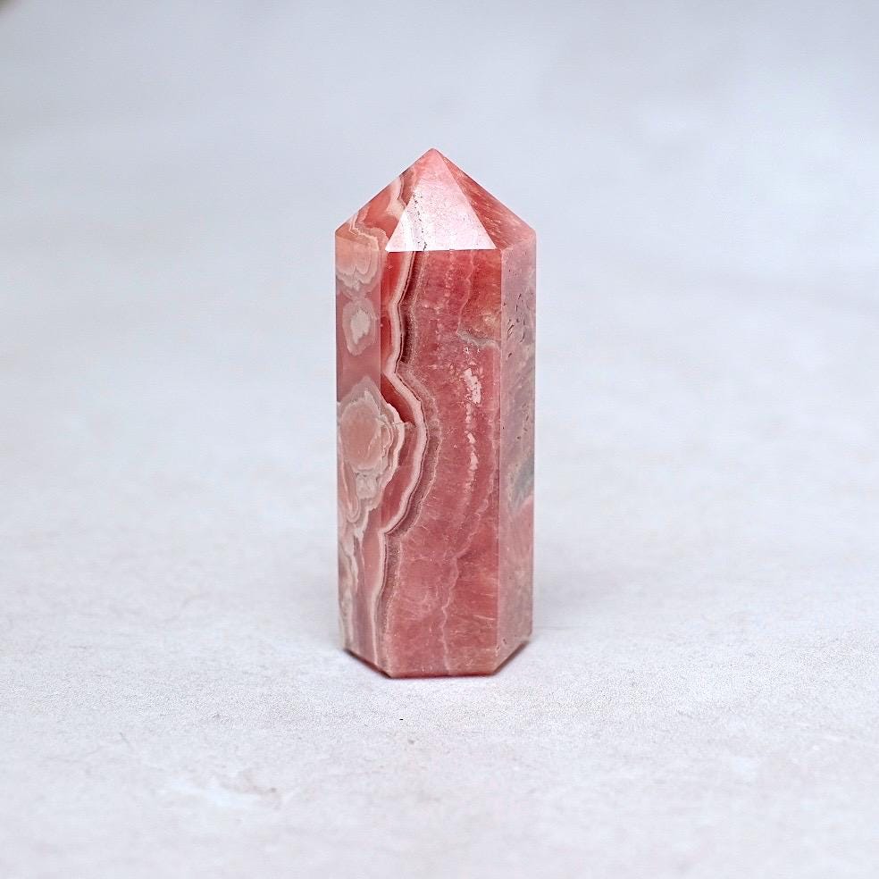 Rhodochrosite Tower | Rhodochrosite Crystal Point