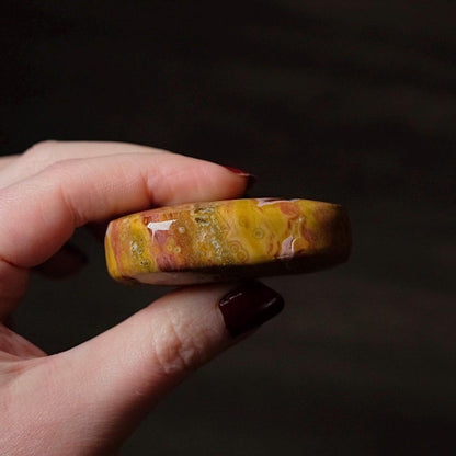 Ocean Jasper Palm | Ocean Jasper Crystal Palmstone