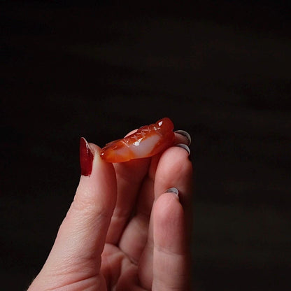 Carnelian Goldfish Carving | Crystal Fish | Crystal Animal Carving