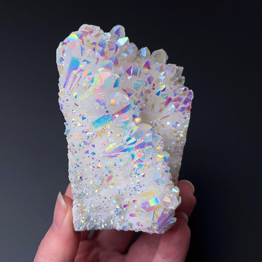 Angel Aura Quartz Cluster | Aura Crystal Cluster