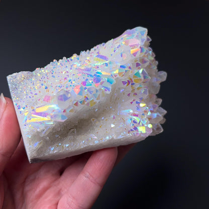 Angel Aura Quartz Cluster | Aura Crystal Cluster