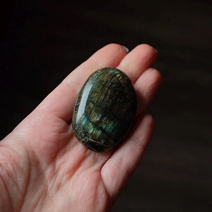 Flashy Labradorite Palm | Crystal Palm Stone