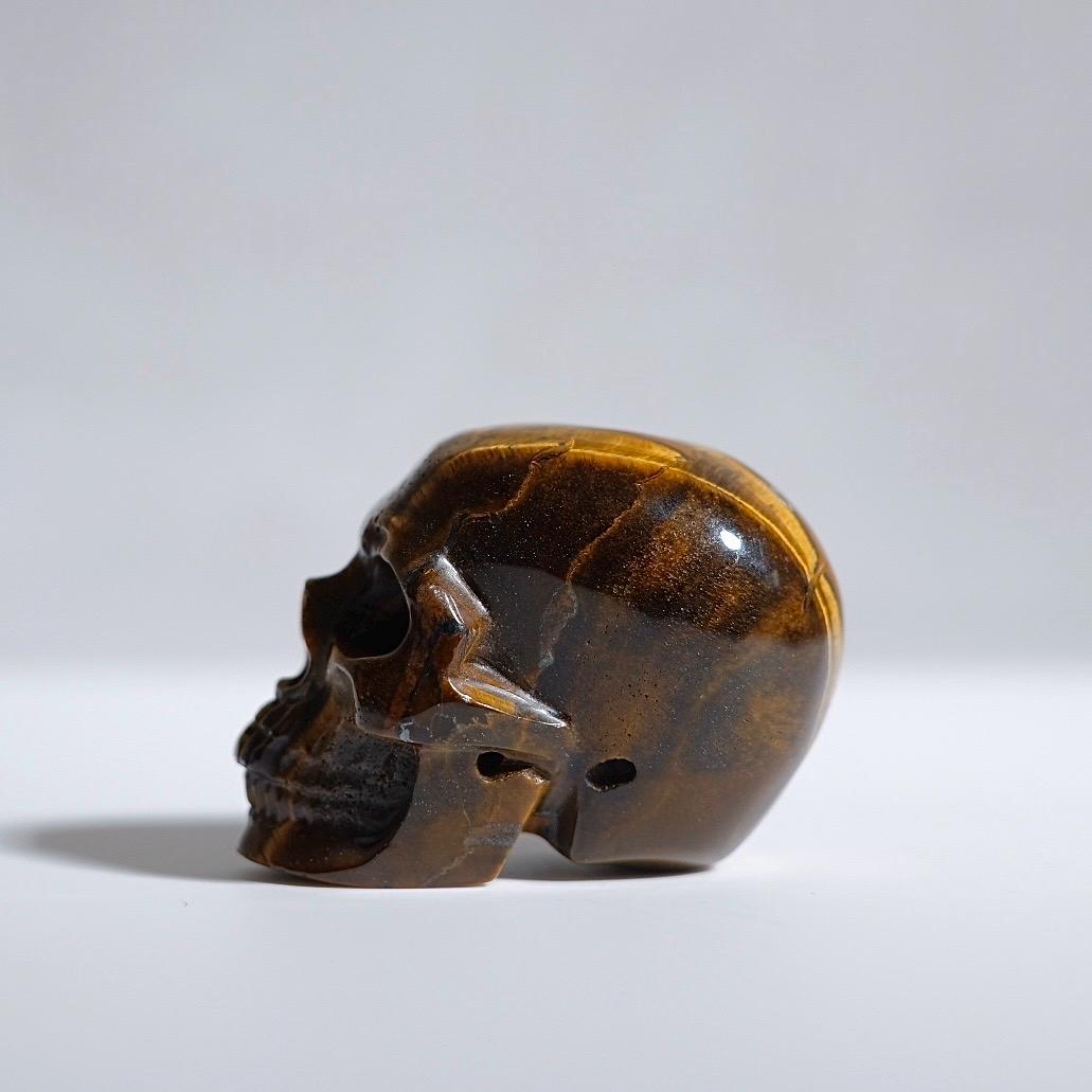 Tiger Eye Crystal Skull | Tigers Eye Skull