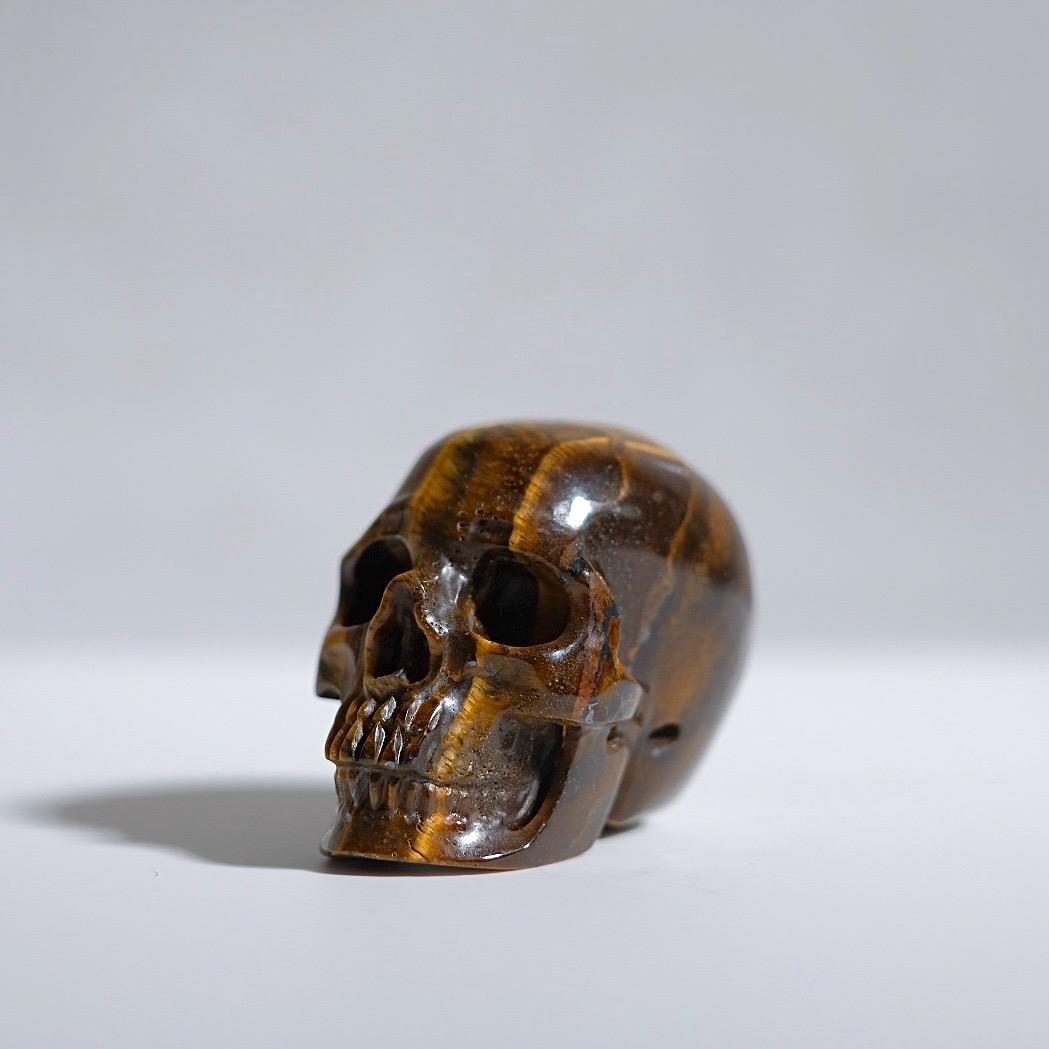 Tiger Eye Crystal Skull | Tigers Eye Skull