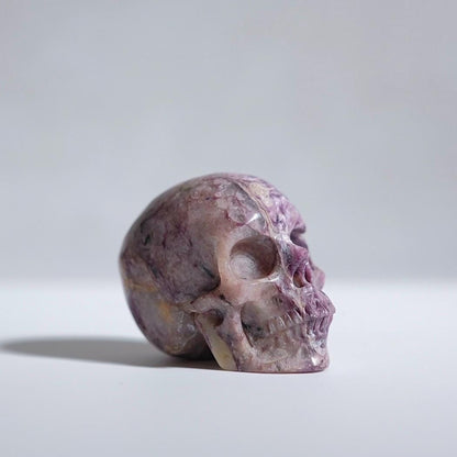 Charoite Crystal Skull | Purple Charoite Skull Crystal