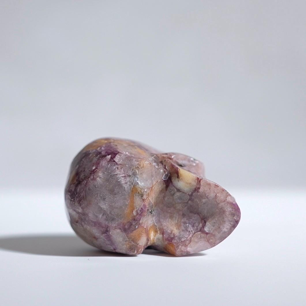 Charoite Crystal Skull | Purple Charoite Skull Crystal