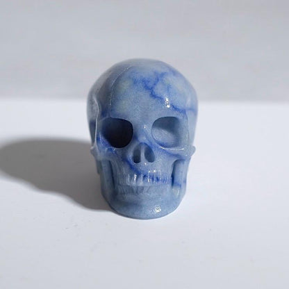 Blue Aventurine Crystal Skull | Blue Quartz Skull