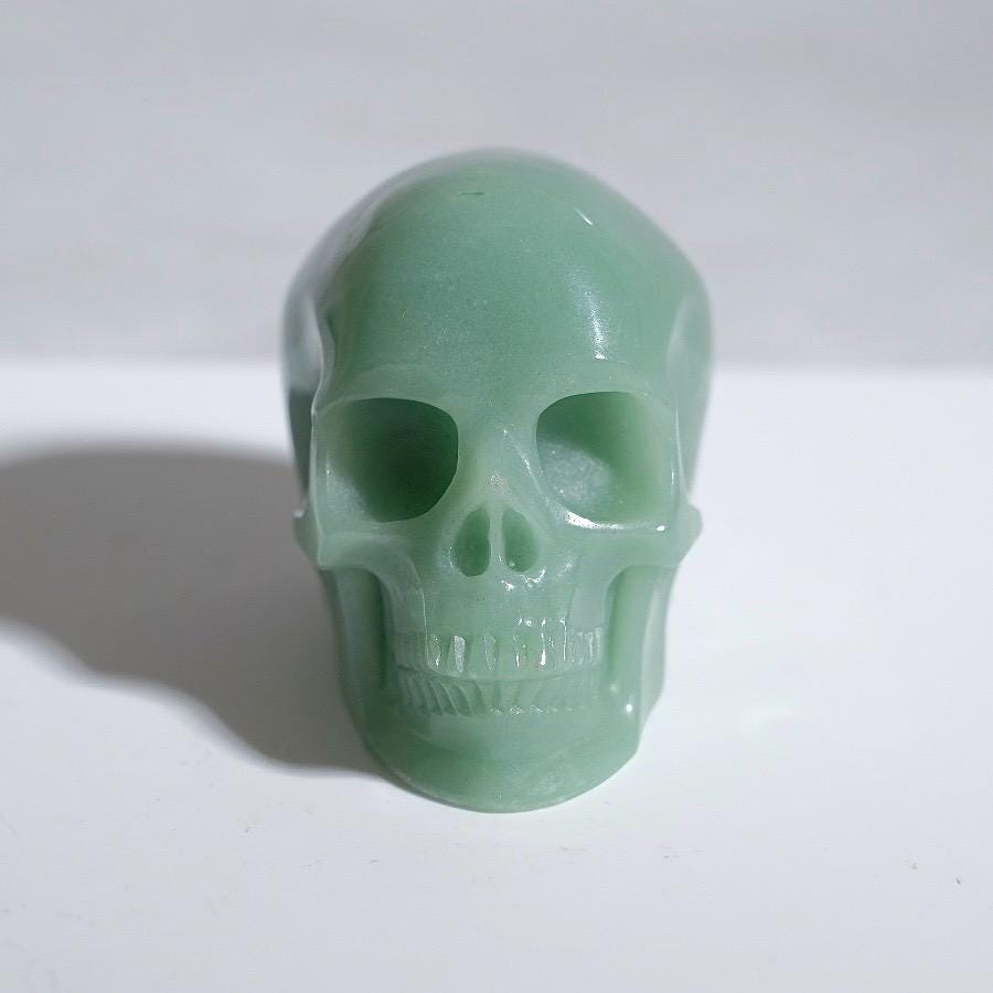 Green Aventurine Crystal Skull | Aventurine Skull