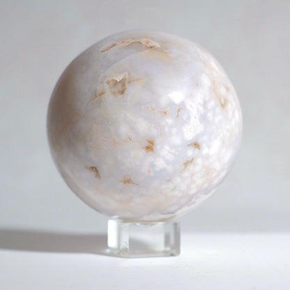 Flower Agate Sphere | Cherry Blossom Agate Crystal Sphere