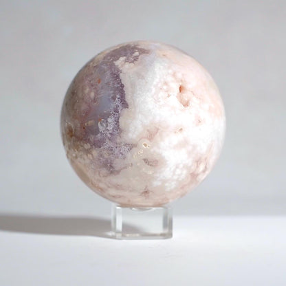 Pink Amethyst Flower Agate Sphere | Amethyst Crystal Sphere