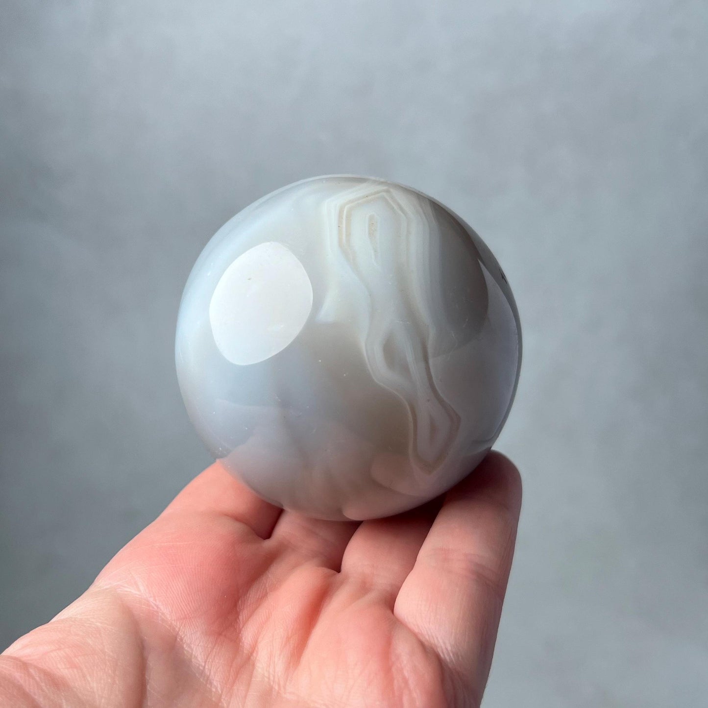 Banded Agate Sphere | Striped Agate Crystal Sphere