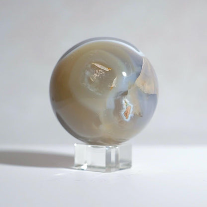 Banded Agate Sphere | Striped Agate Crystal Sphere