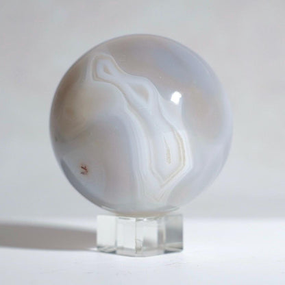 Banded Agate Sphere | Striped Agate Crystal Sphere