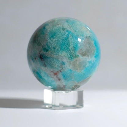 Amazonite & Smokey Quartz Sphere | Amazonite Crystal Sphere