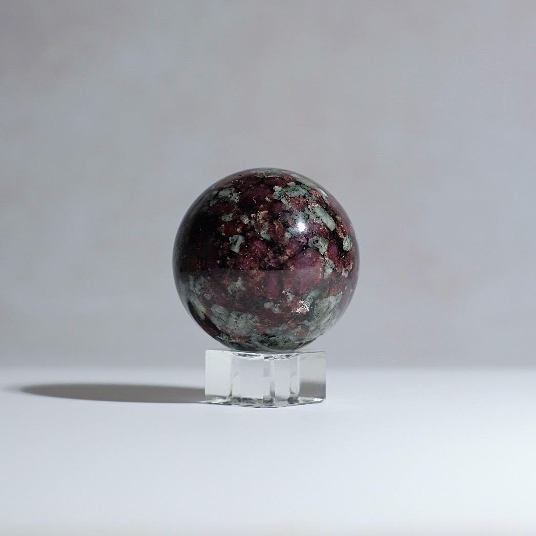 Rare Eudialyte Sphere | Russian Eudialyte Crystal Sphere