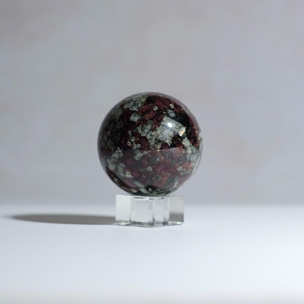 Rare Eudialyte Sphere | Russian Eudialyte Crystal Sphere