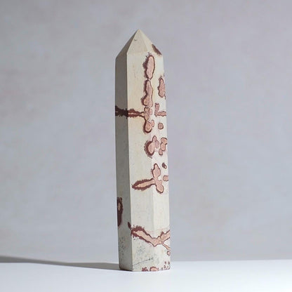 Chohua Jasper Tower | Painting Stone Crystal Point