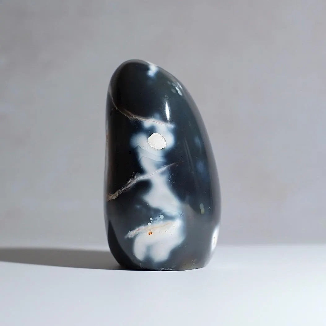 Orca Agate Freeform | Polished Orca Agate Crystal
