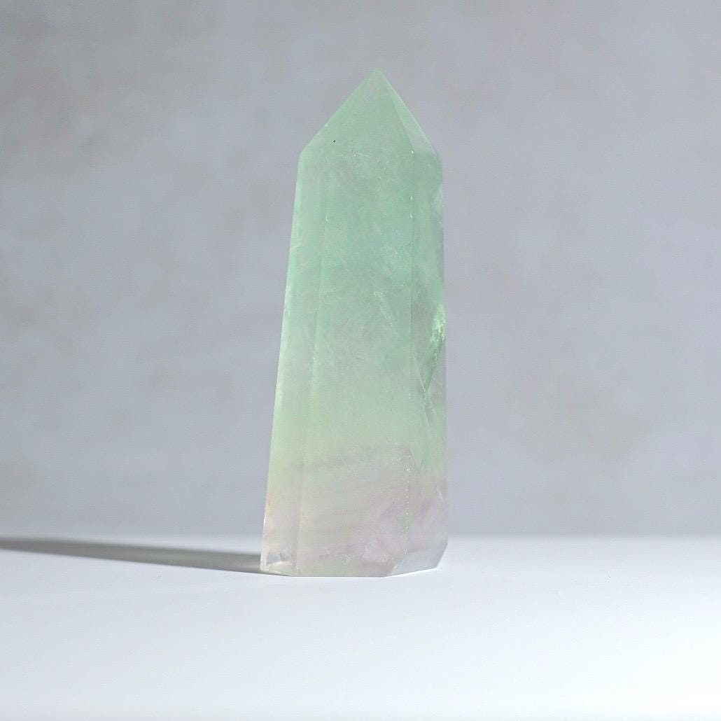 Mint Fluorite Tower | Green Fluorite Crystal Point