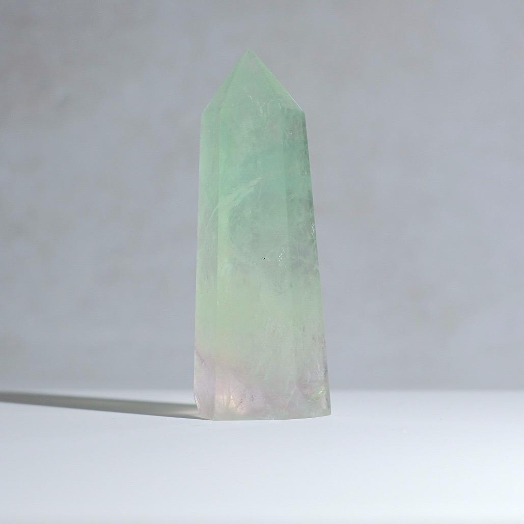 Mint Fluorite Tower | Green Fluorite Crystal Point