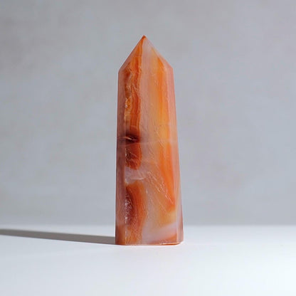 Carnelian Tower | Orange Carnelian Crystal Point