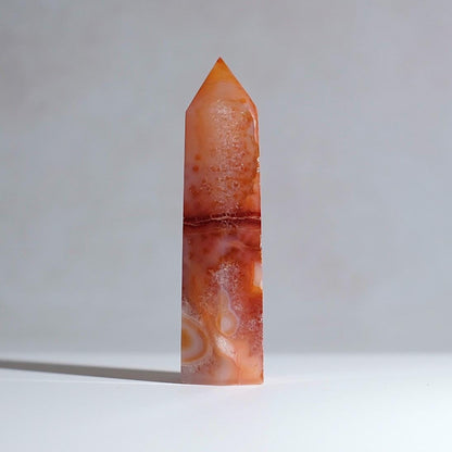 Carnelian Tower | Orange Carnelian Crystal Point