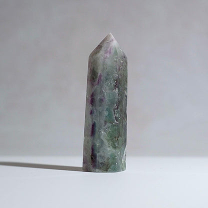 Feather Fluorite Tower | Dendritic Fluorite Crystal Point