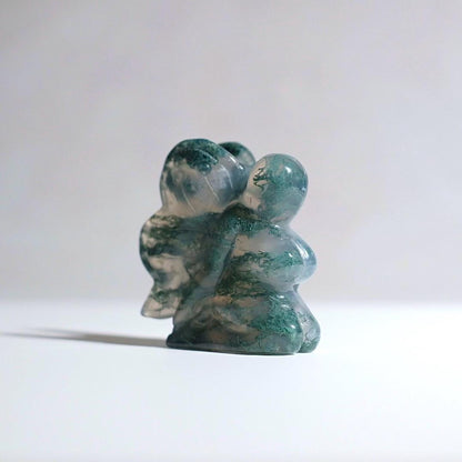 Moss Agate Fairy | Crystal Fairy Carving