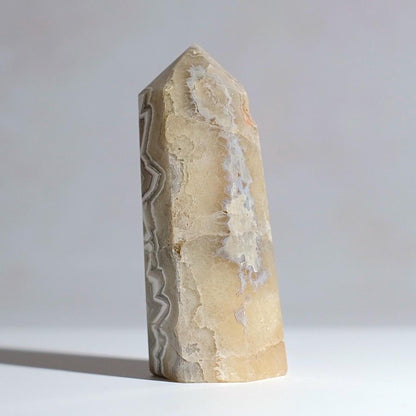 Crazy Lace Agate Tower | Lace Agate Crystal Point