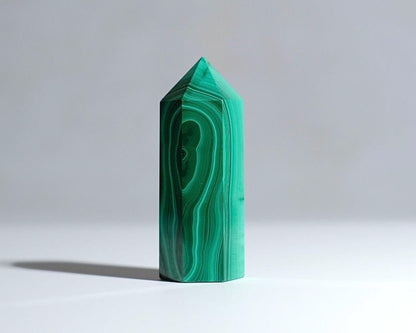 Stunning Malachite Point | Malachite Crystal Tower