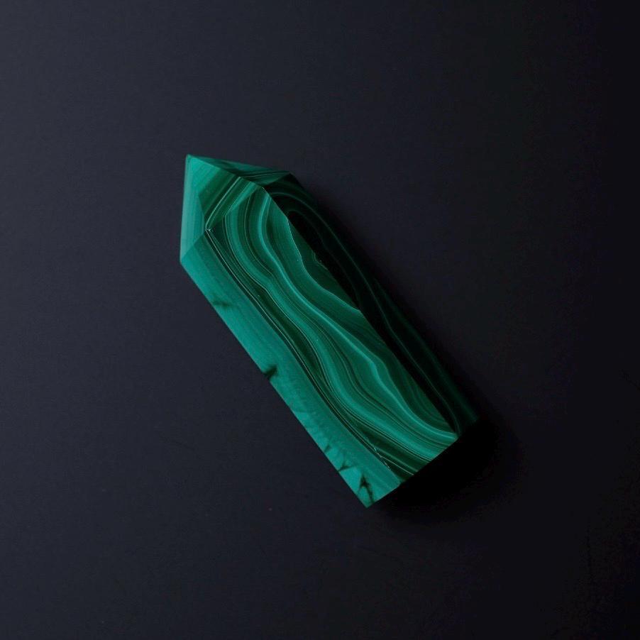 Stunning Malachite Point | Malachite Crystal Tower