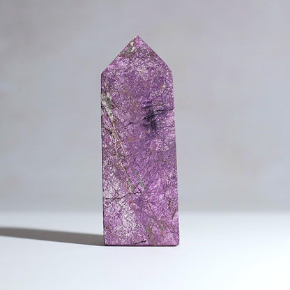 Purpurite Obelisk | Purpurite Heterosite Crystal Tower