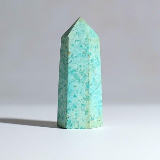 Peruvian Chrysocolla Point | Blue Chrysocolla Crystal Tower