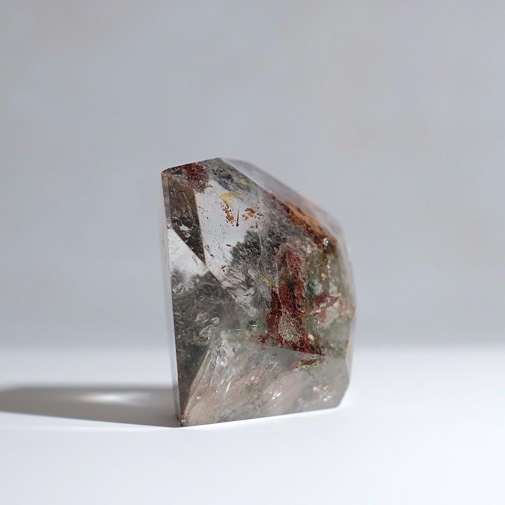 Garden Quartz Freeform | Lodolite | Dream Quartz Faceted Crystal