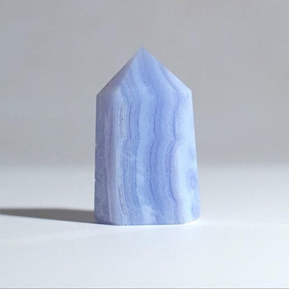 Blue Lace Agate Point | Blue Lace Agate Crystal Tower