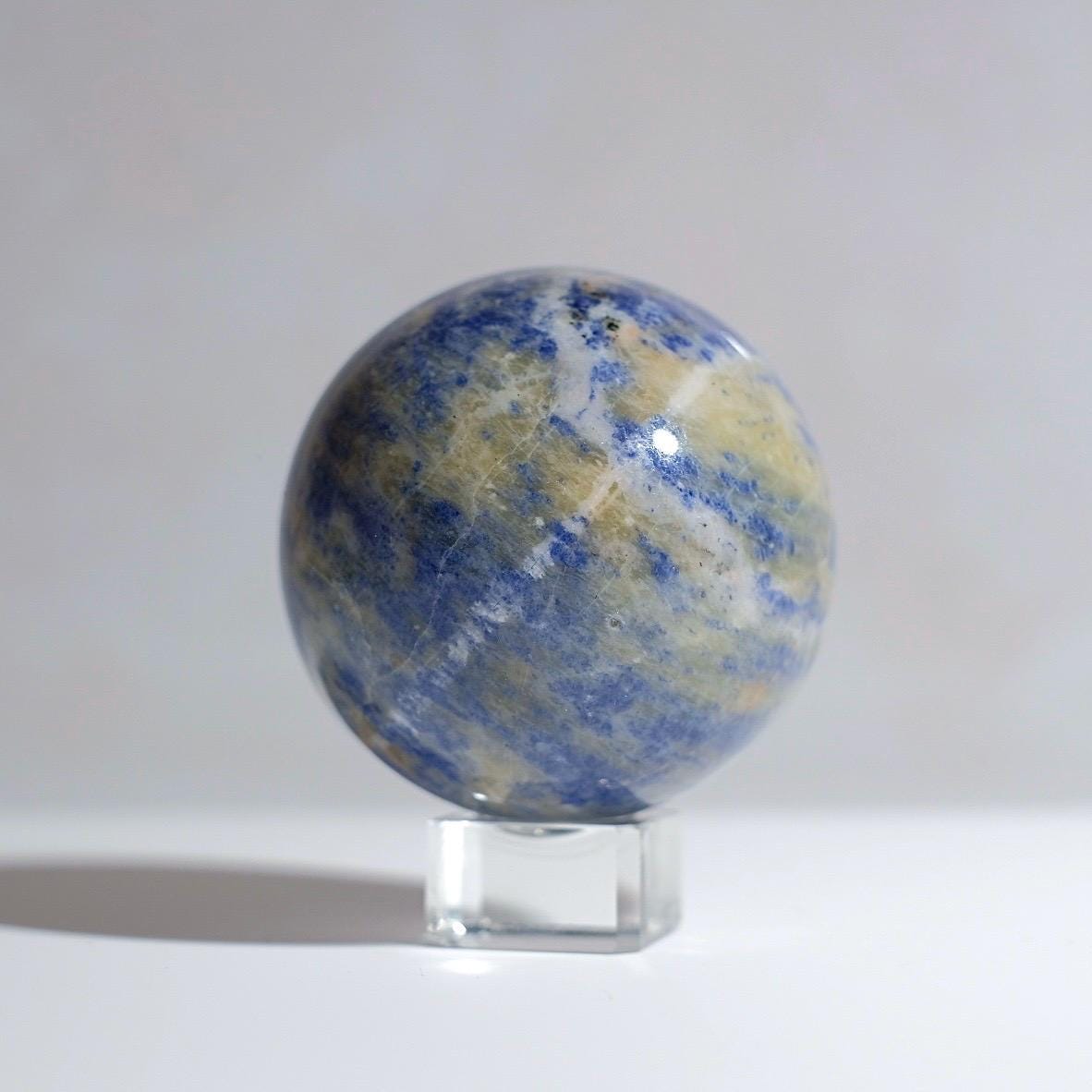 Rare Sodalite + Cancrinite Sphere | Sodalite Crystal Sphere