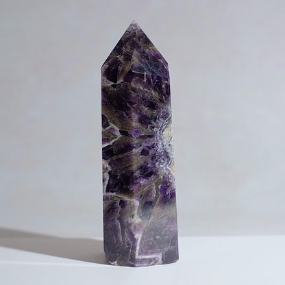 XL Dream Amethyst Tower | Chevron Amethyst Crystal Point