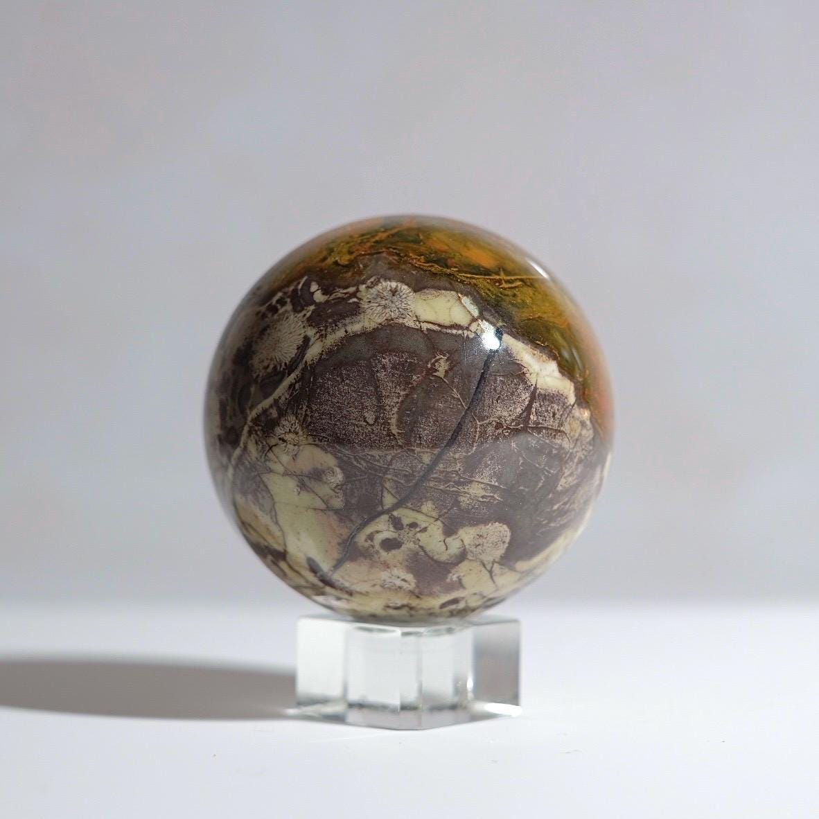 Volcanic Rhyolite Sphere | Rhyolite Crystal Sphere